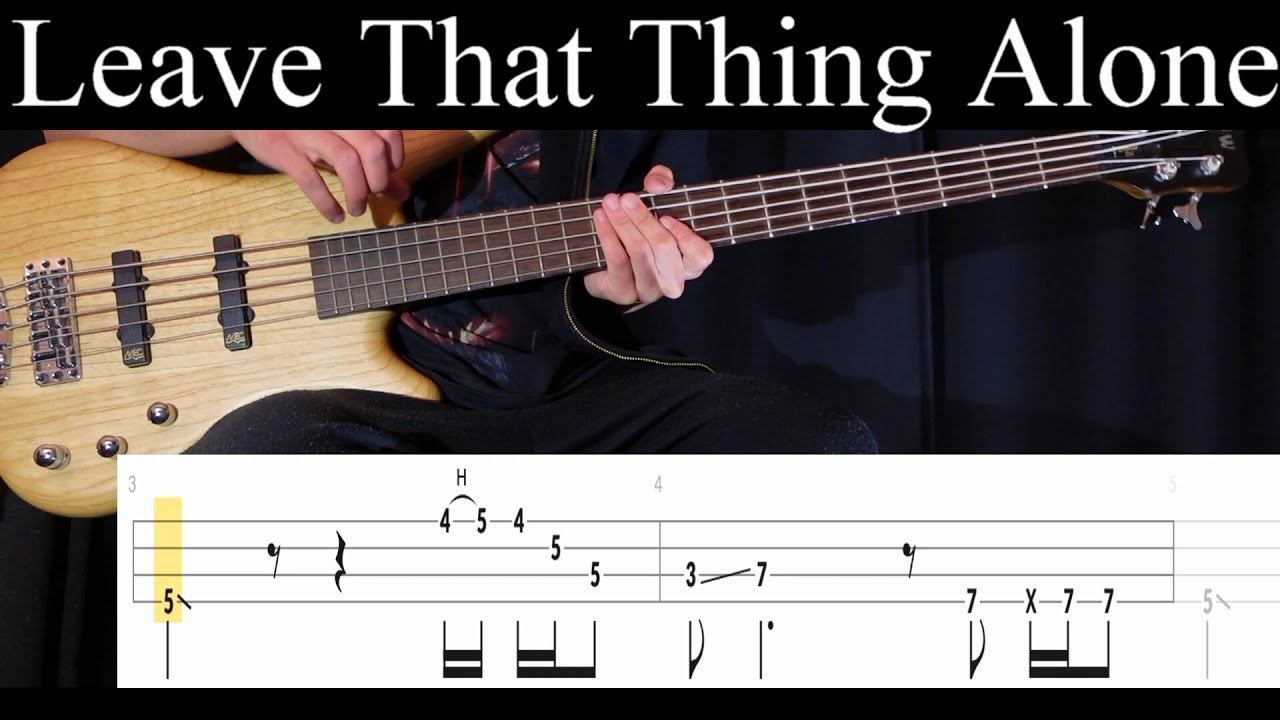 Leave That Thing Alone (Rush) - Bass Cover (With Tabs) by Leo Düzey
