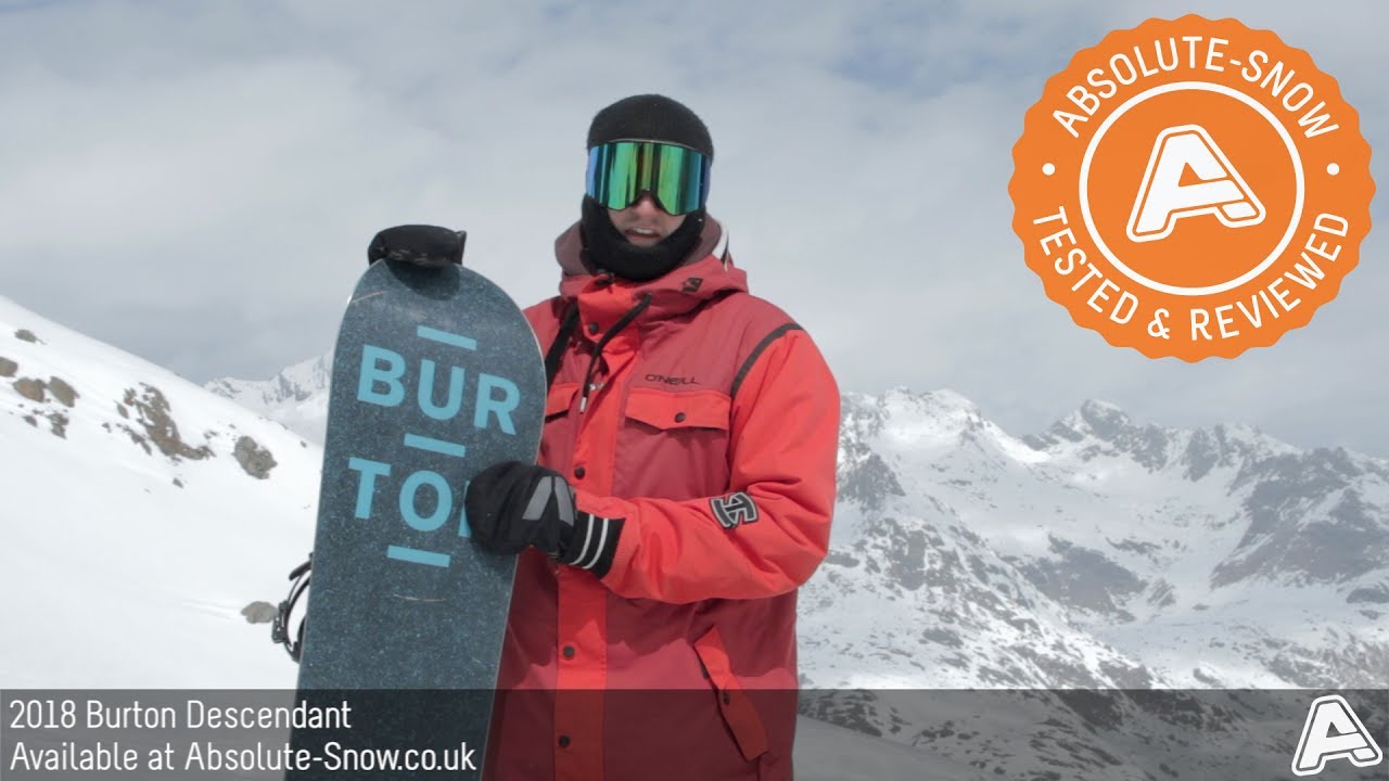 2017 / 2018 | Burton Descendant Snowboard | Video Review