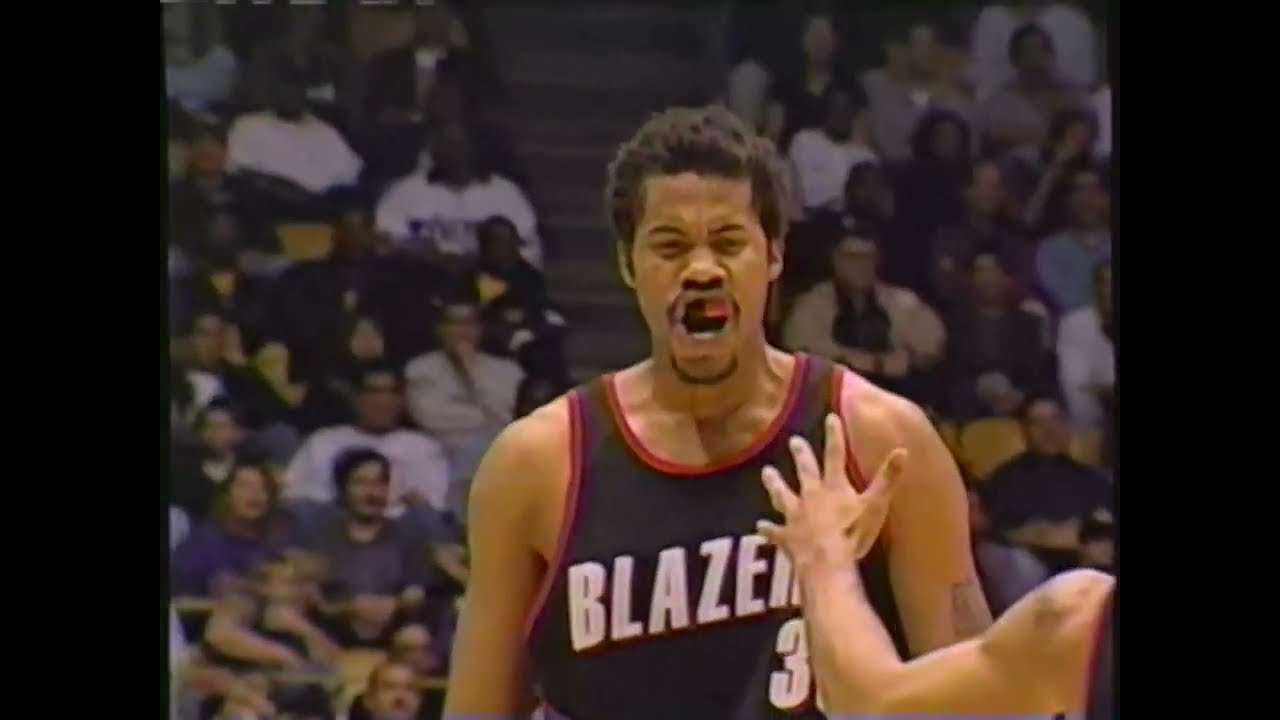 1998, Portland Trailblazers @ Los Angeles Lakers. Game 1