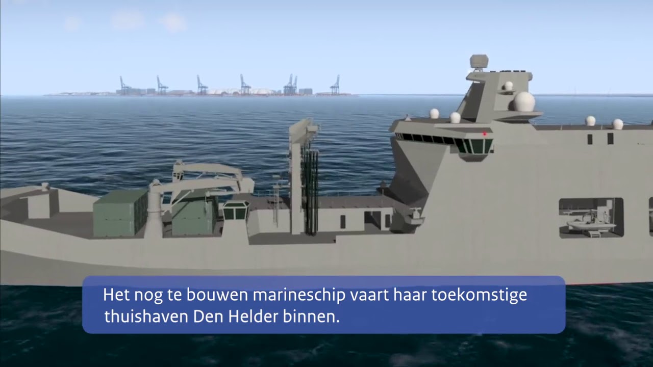 Le futur bâtiment logistique de la marine néerlandaise