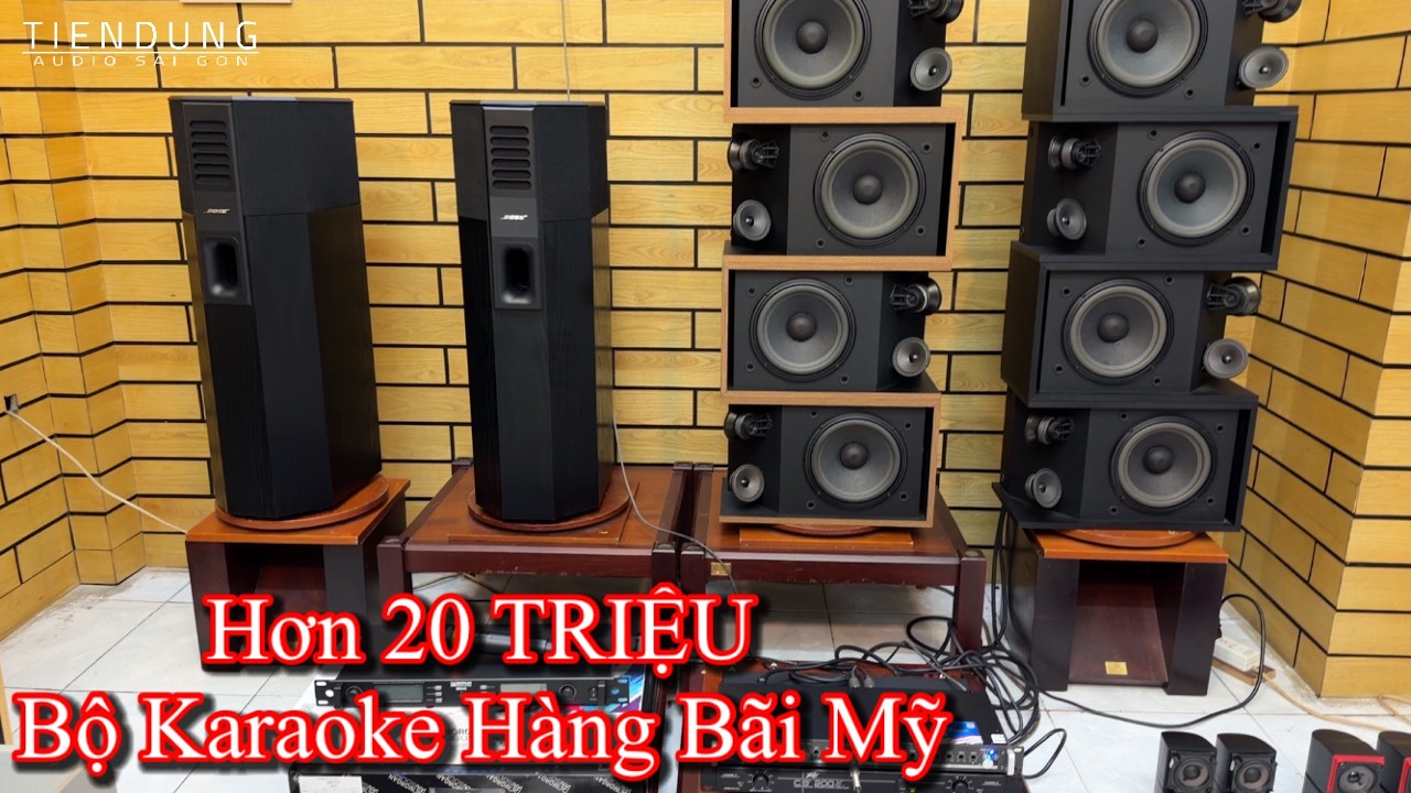 CHỈ HƠN 20 TRIỆU BỘ KARAOKE BÃI - Mừng khai Xuân tại Tiến Dũng audio Sài Gòn