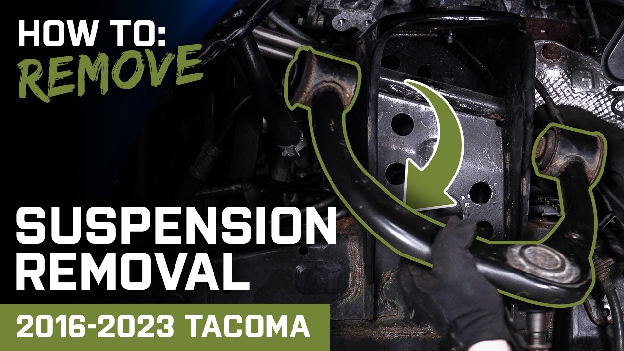 How to Remove Stock Suspension | 2016-2023 Tacoma