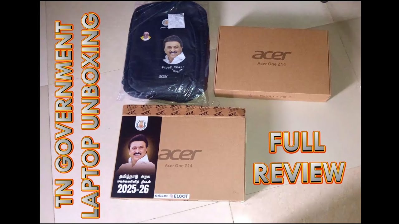 TN GOVERNMENT LAPTOP UNBOXING | FULL REVIEW | PROS AND CONS