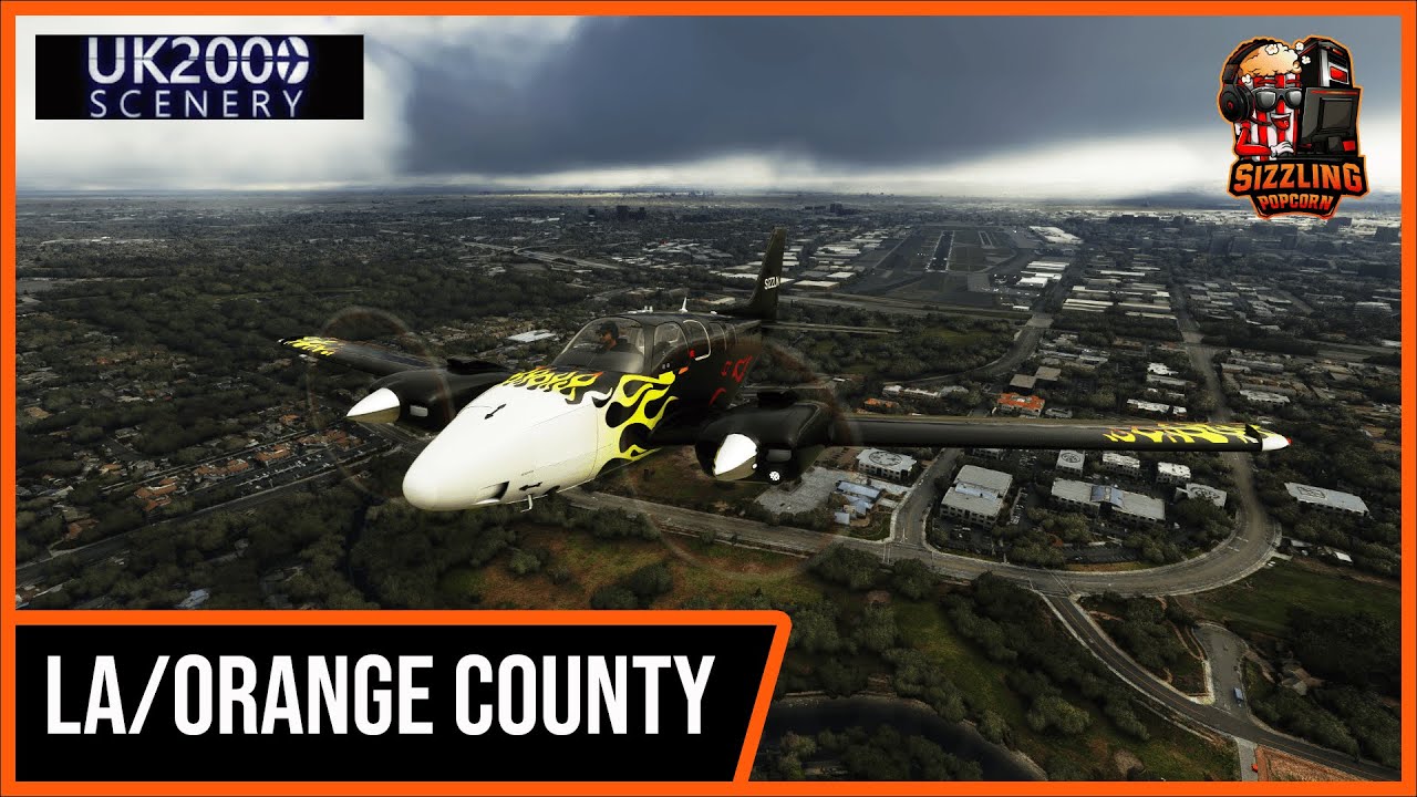 🔴L.A./Orange County | John Wayne Airport | UK2000 Scenery | Microsoft Flight Simulator