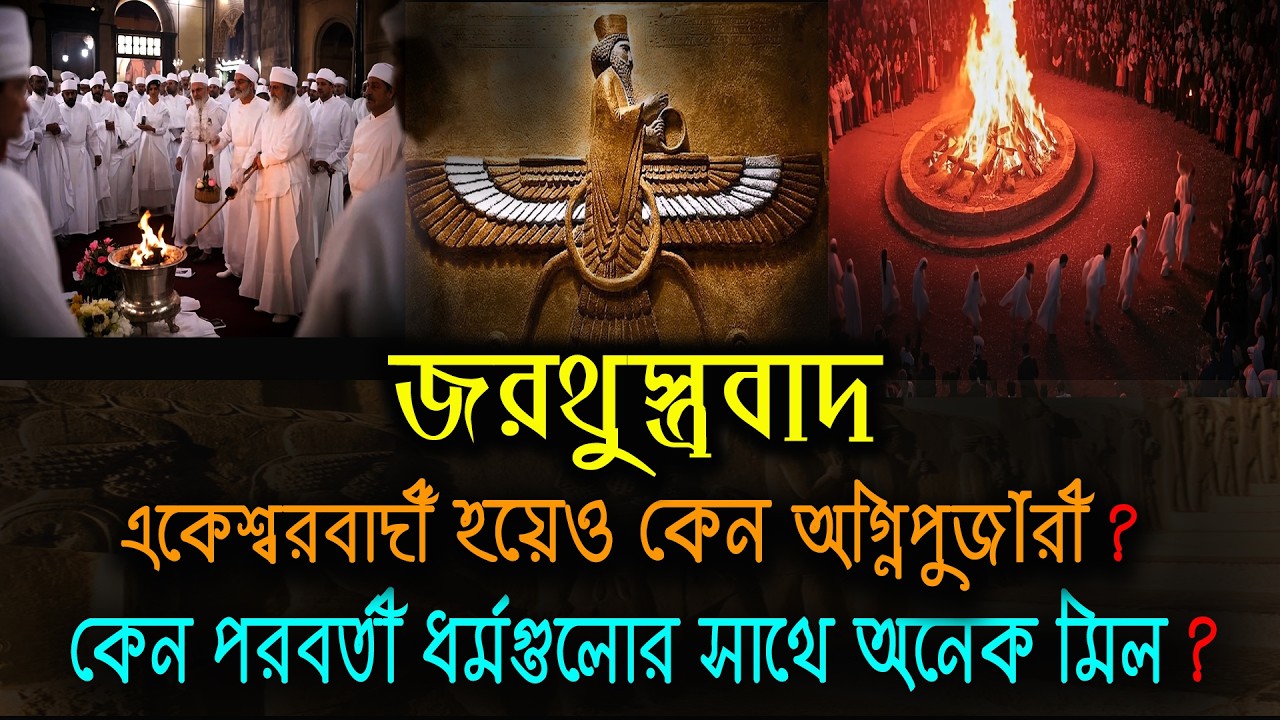 জরথুস্ত্রবাদ: অগ্নিপুজারী প্রাচীন একেশ্বরবাদী ধর্ম ‖  Zoroastrianism