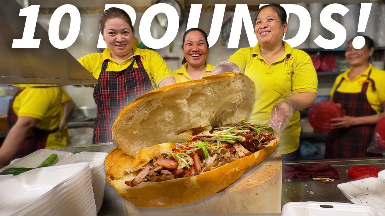 Bánh Mì Bigger than your baby!!!  Vietnam's massive food 🇻🇳