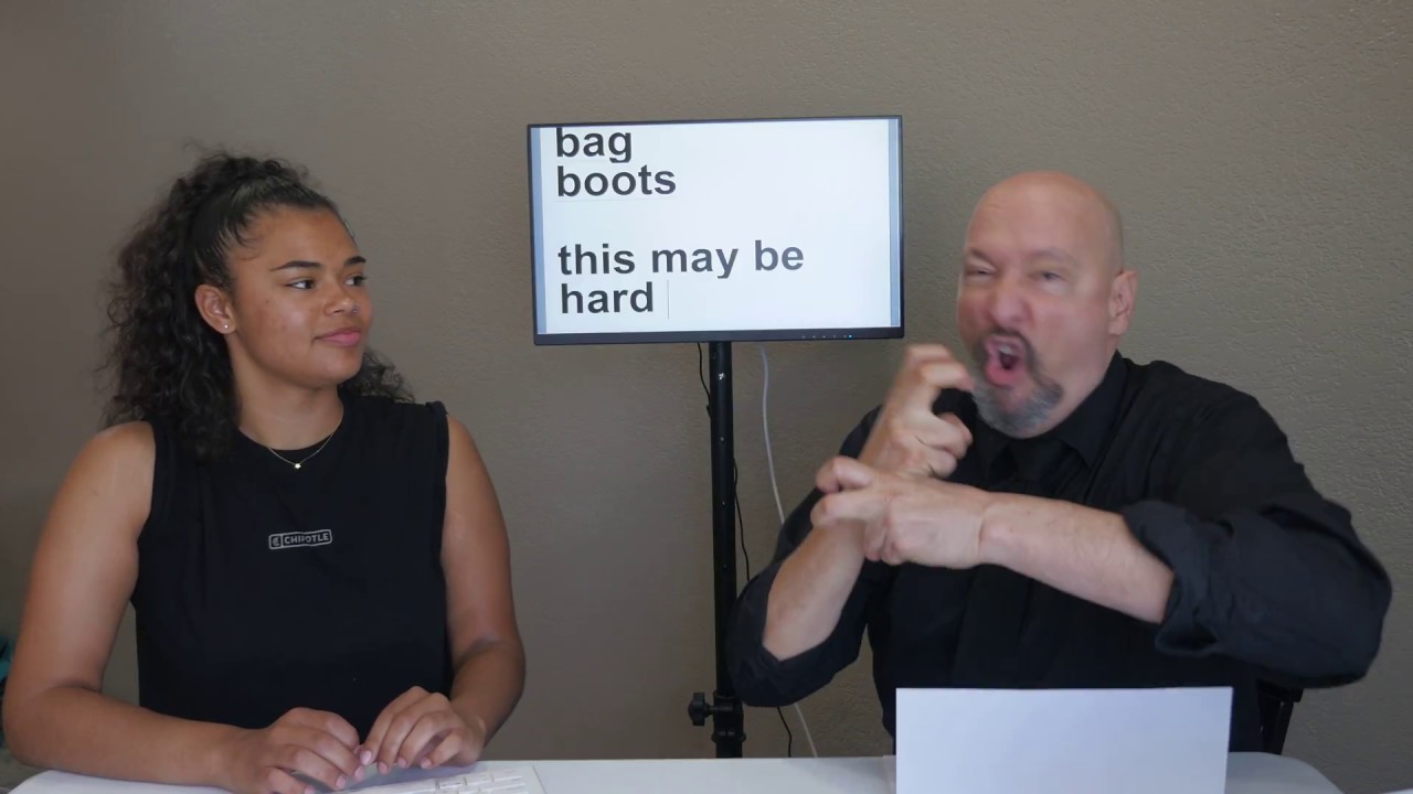 ASL Fingerspelling Practice (clothing-related) American Sign Language (ASL) (Areanna)