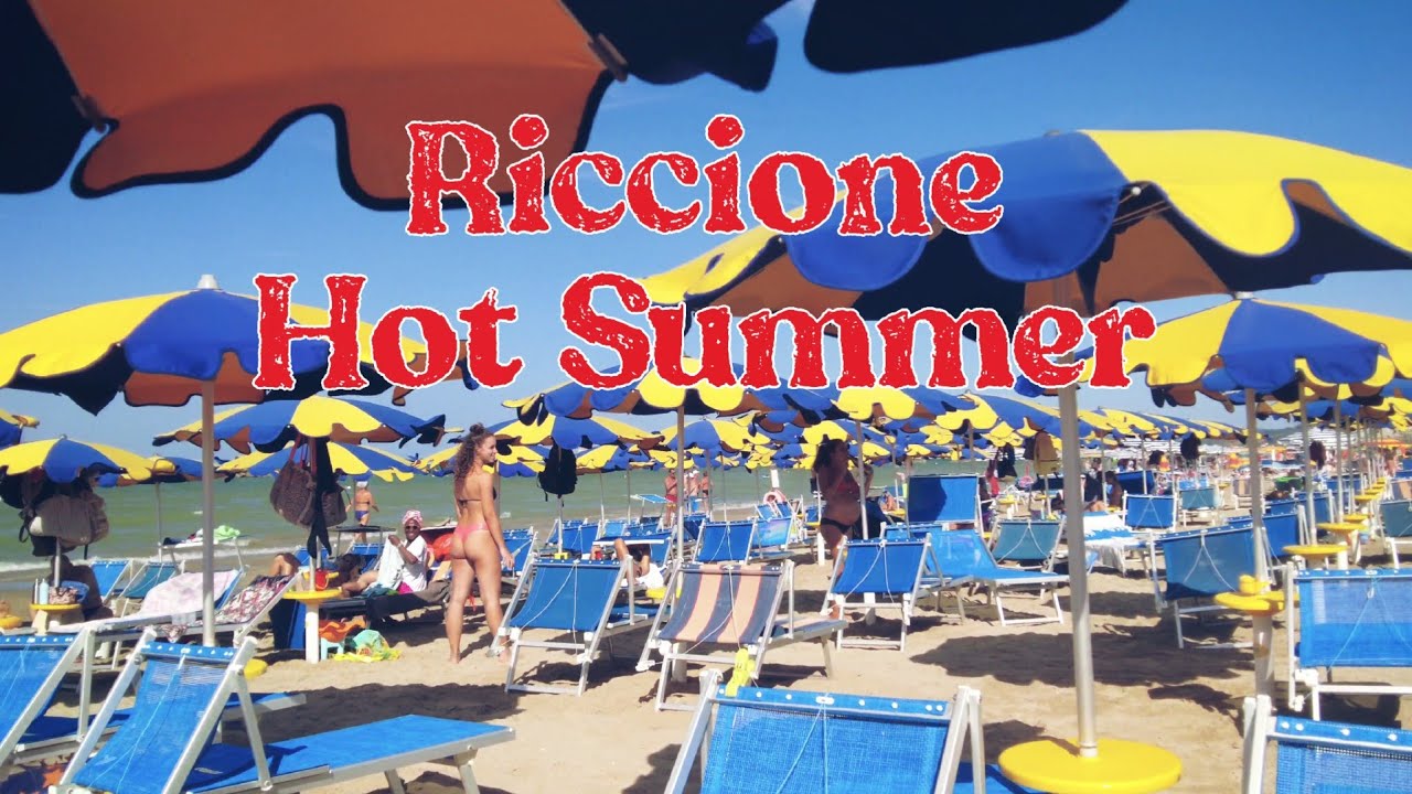 Riccione,  Italy | Summer Walkthrough ☀️ #beach #Italy #vacation