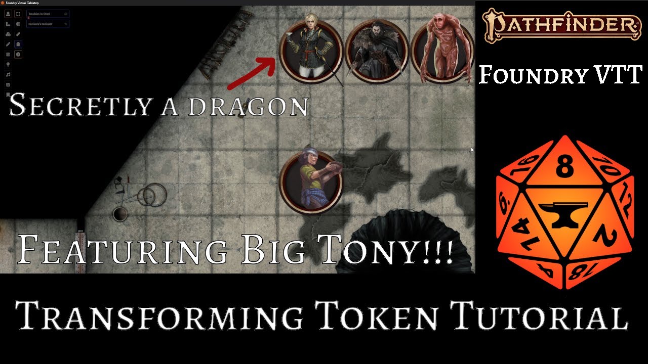 Foundry VTT Transforming Tokens Free Tutorial