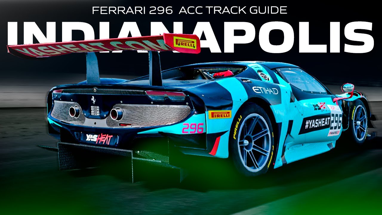FERRARI 296 ACC 1.9 TRACK GUIDE & SETUP | EP 20 INDIANAPOLIS