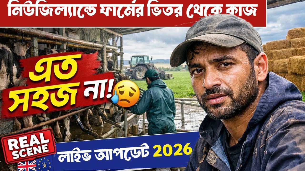 নিউজিল্যান্ড ফার্মের ভেতর থেকে কাজ | এত সহজ না 😓 | লাইভ আপডেট ২০২৬