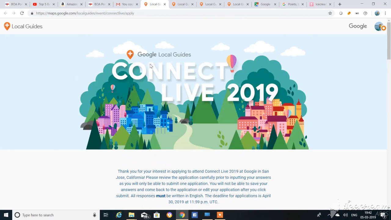 Google Connect Live 2019  || registration process #localguidesconnect
