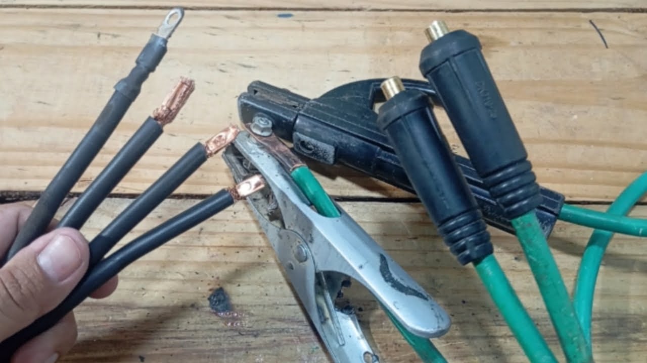 Como trocar os cabos negativo e positivo de uma inversora ou máquina de solda tutorial passo a passo