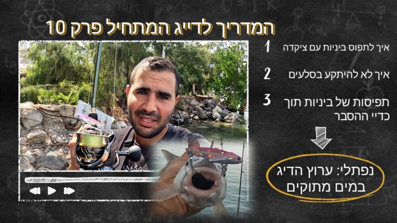 איך לתפוס ביניות גדולות עם ציקדה הסבר מפורט כמה שיטות עבודה. המדריך לדייג המתחיל פרק 10