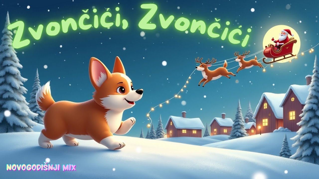 Zvončići, Zvoničići – Veseli Novogodišnji Mix | Zimske Pesme za Decu 🎄| Mali Mrav #pesmicezadecu