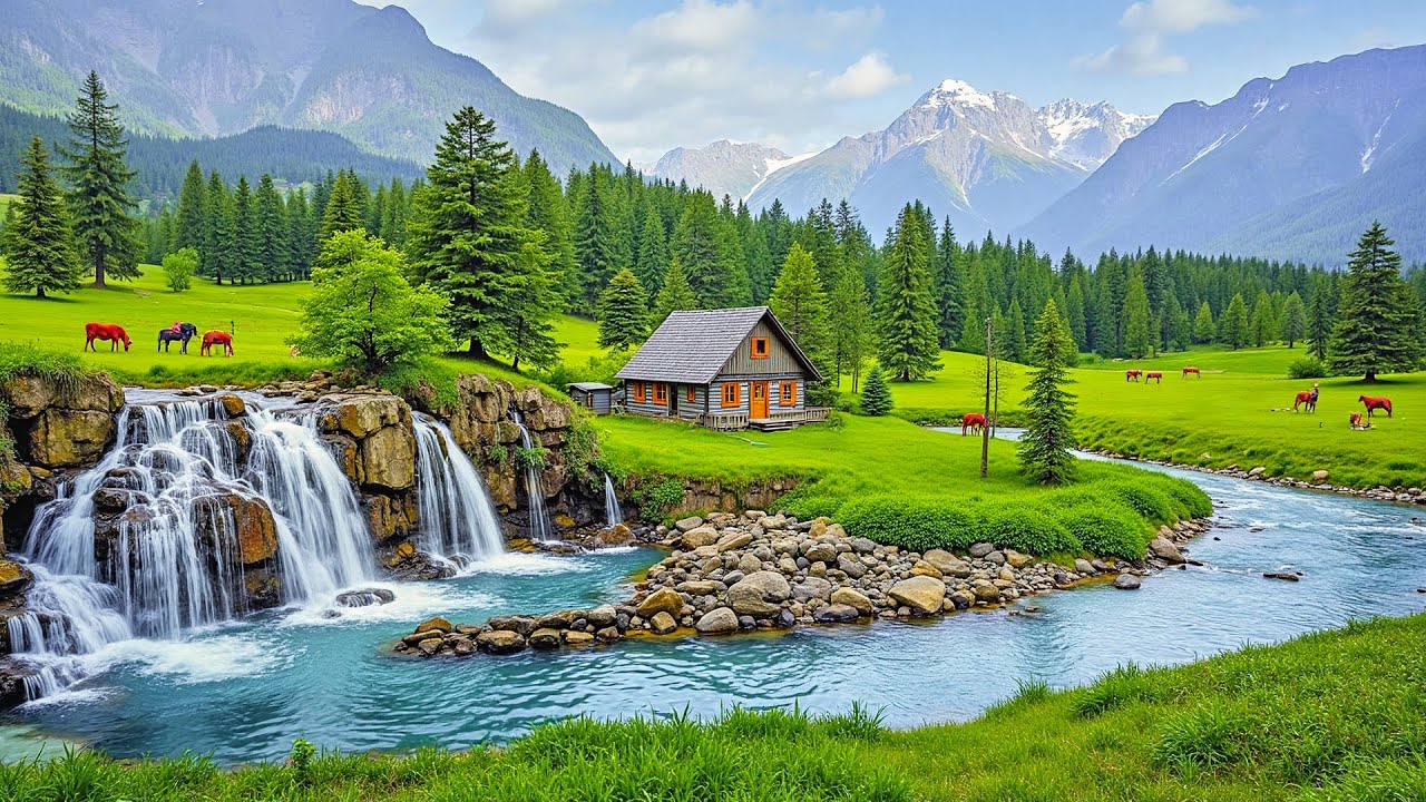 Прекрасная расслабляющая музыка для сердца и кровеносных сосудов 🍃 Целебная музыка №4
