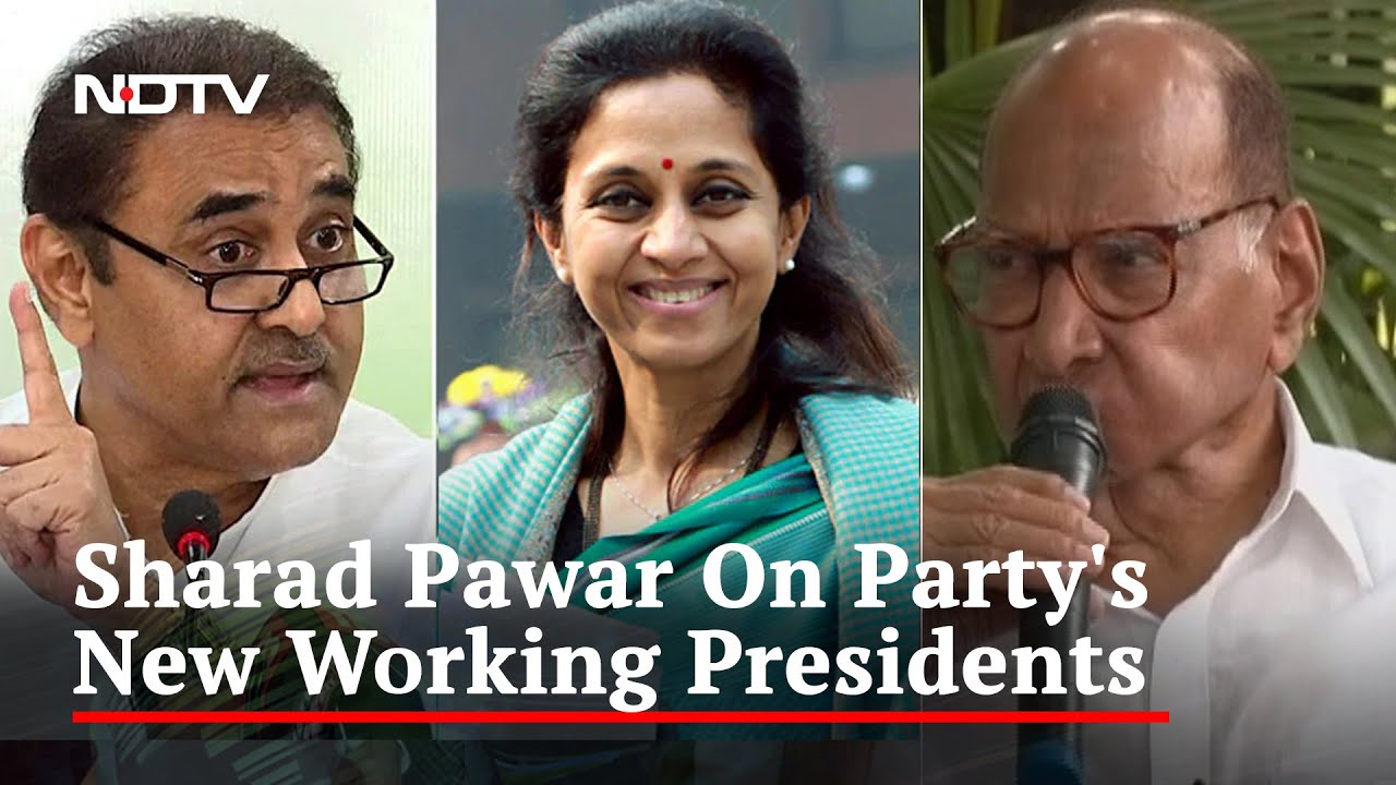 Sharad Pawar Names Praful Patel, Supriya Sule NCP Working Presidents