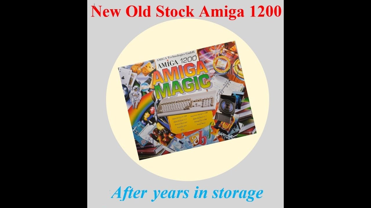 Commodore Cave - New Old Stock Amiga 1200 Magic Packs 17 years stored in India.