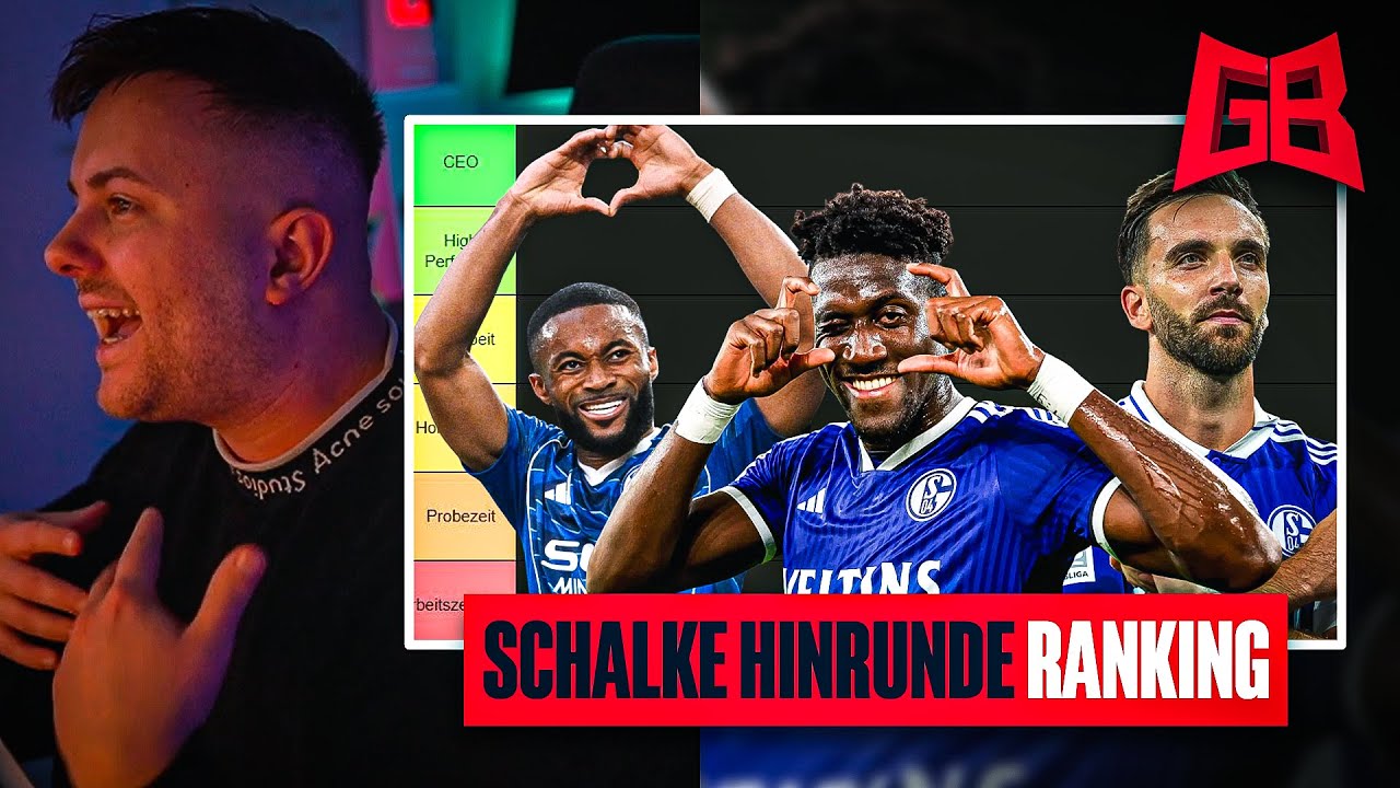 GamerBrother RANKED alle SCHALKE SPIELER nach der HINRUNDE 😱⚒️