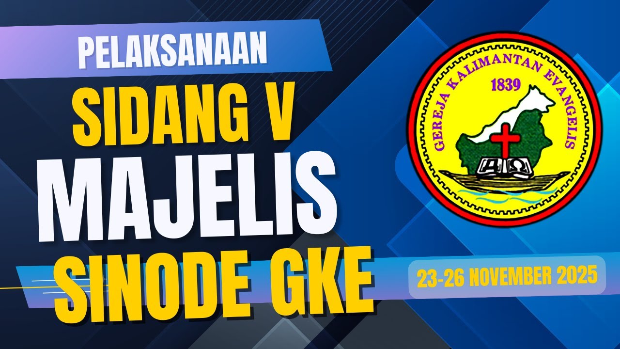 IBADAH PEMBUKAAN SIDANG V MAJELIS SINODE GEREJA KALIMANTAN EVANGELIS