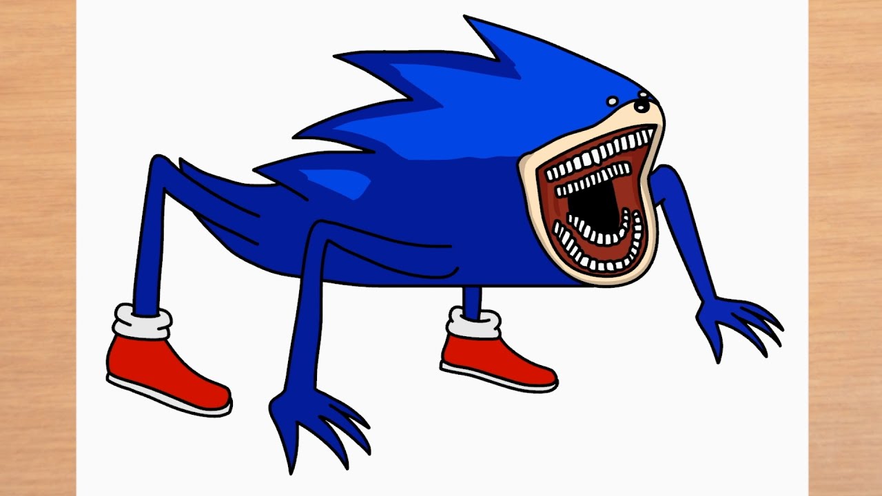 How to draw SONIC TAPES - Shin Sonic
