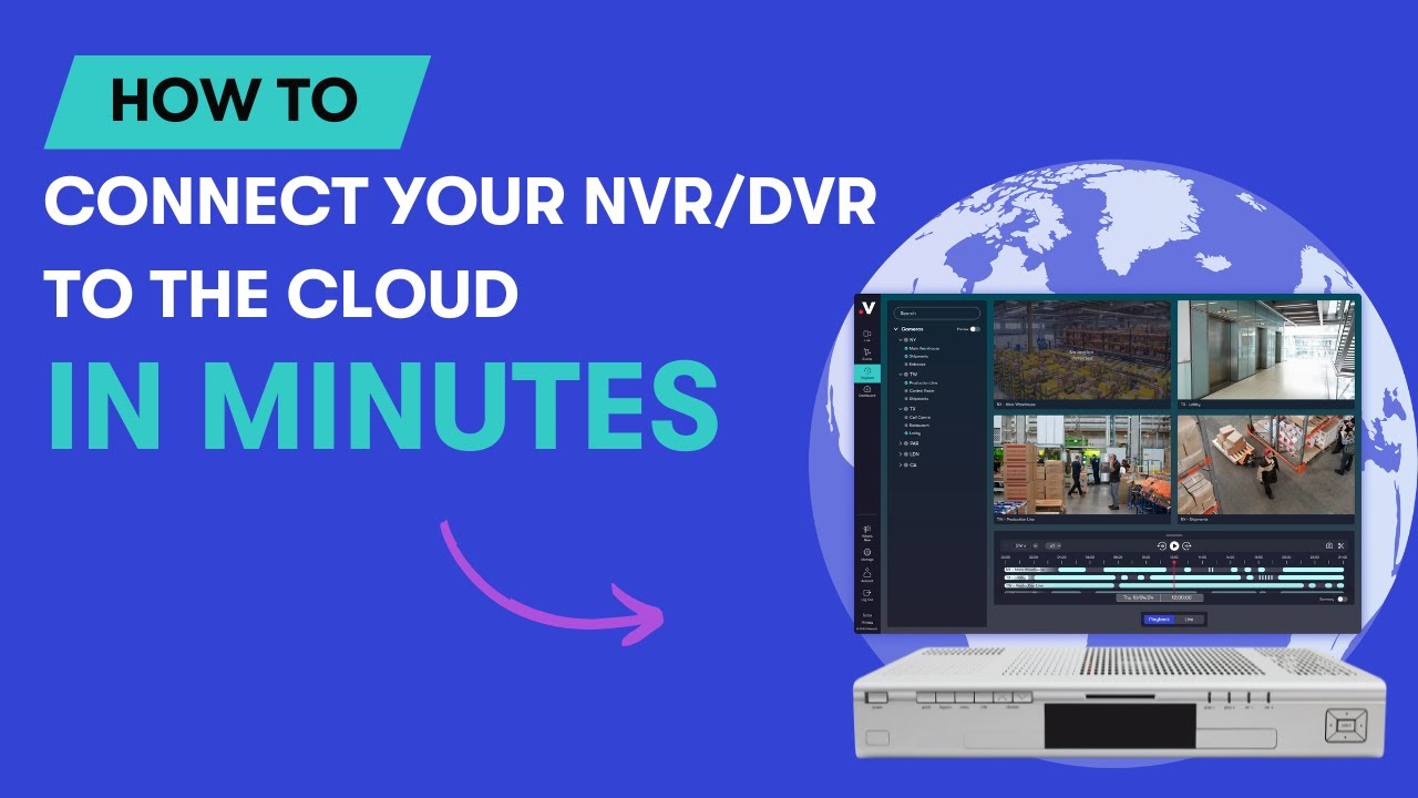 Connect your NVR/DVR to the CLOUD in minutes!