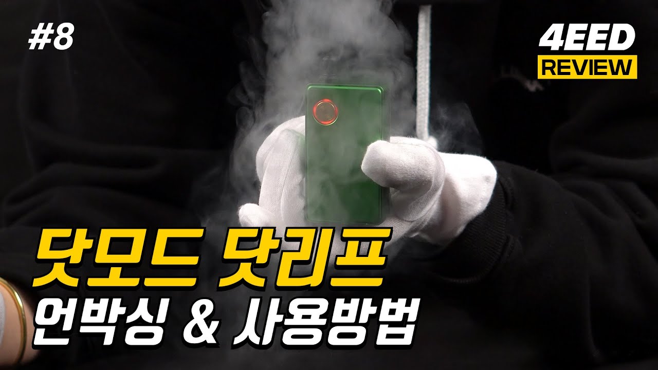 4EED DOTMOD DOTLEAF Review 언박싱 & 사용방법