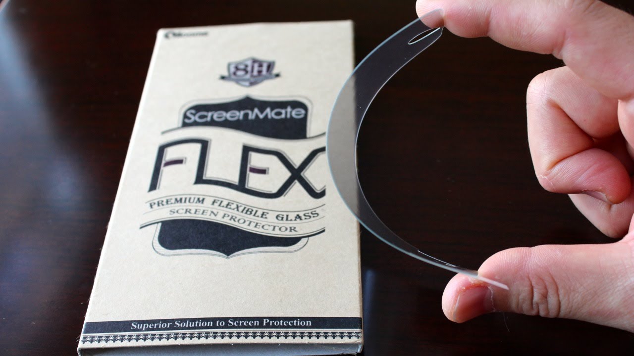 iloome ScreenMate FLEX: Flexible Glass Screen Protector for iPhone 5S, HTC One, Galaxy S4