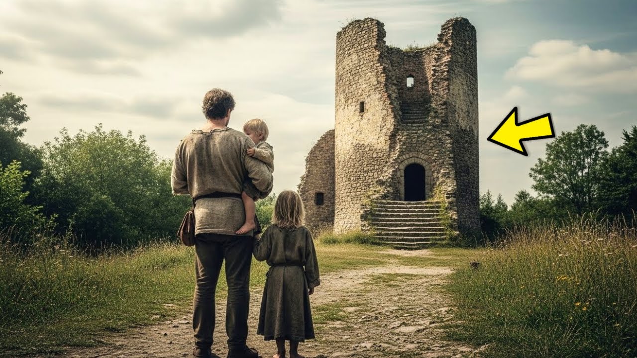 VIUDO compra una TORRE EN RUINAS con sus últimos $350, y lo que encuentra allí lo cambia todo…