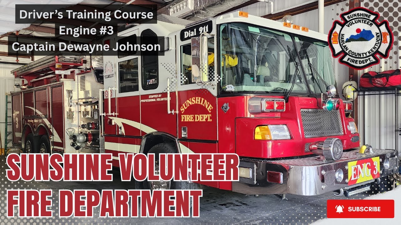 Driver's Training Course in Engine #3 with Captain D. Johnson