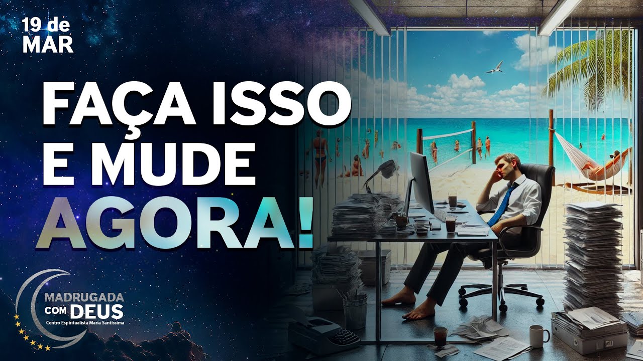 VOCÊ VIVE PRA TRABALHAR E ESQUECE DE VIVER? | Madrugada com Deus