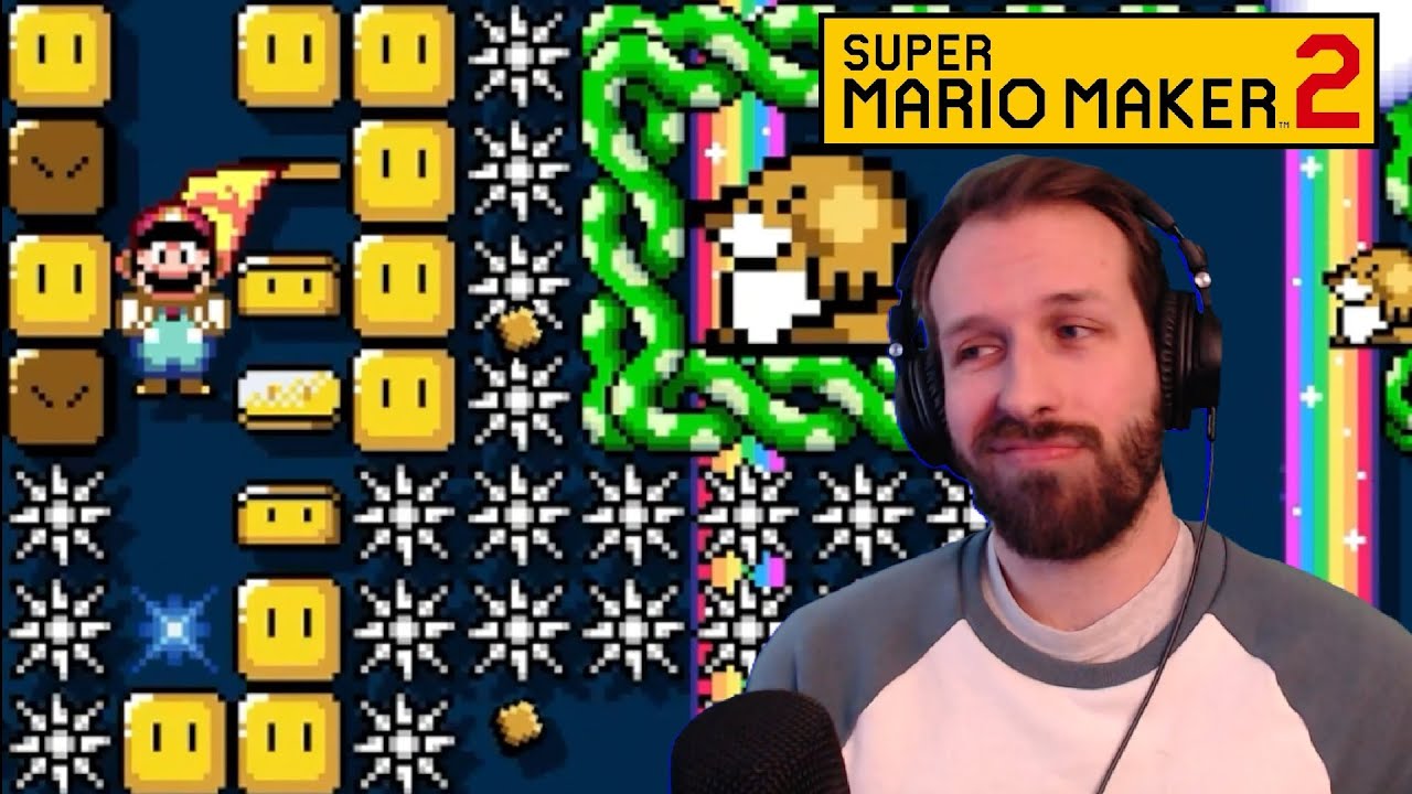 Super Mario Maker 2 - SUPER Expert (No Skip) #17 | Over the Rainbow