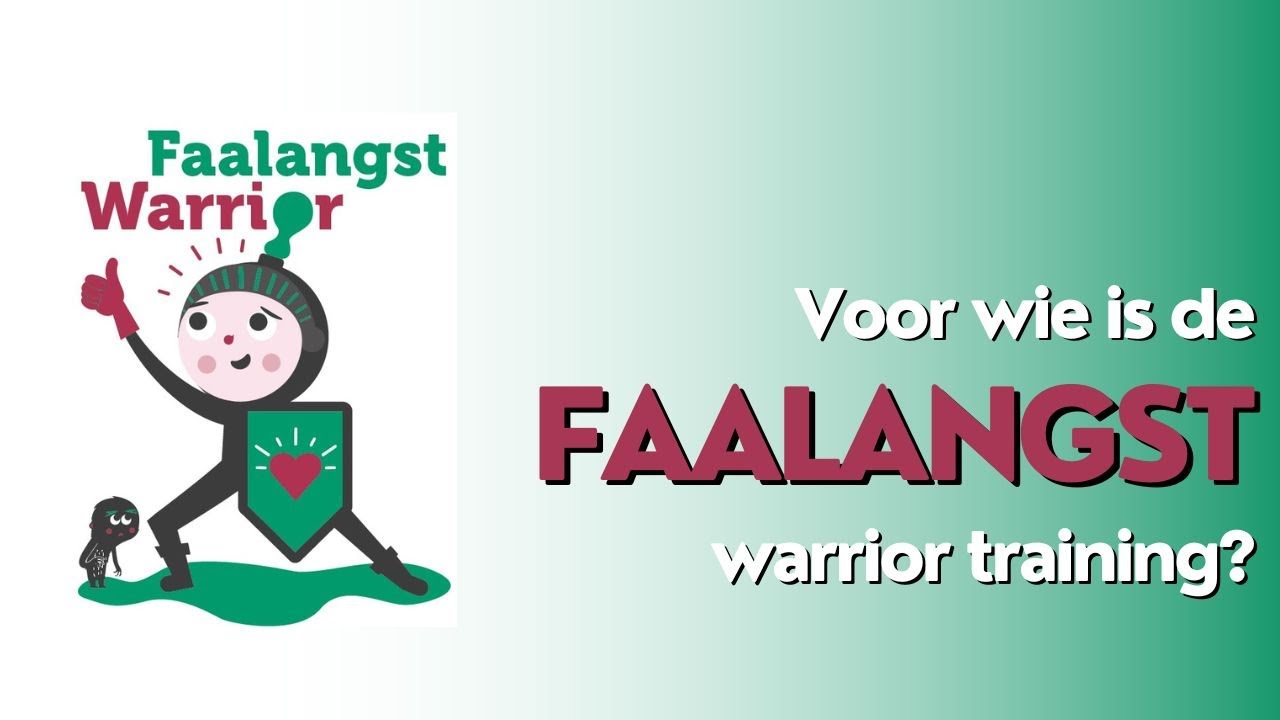 Voor wie is de faalangst warrior training | Faalangst warrior training