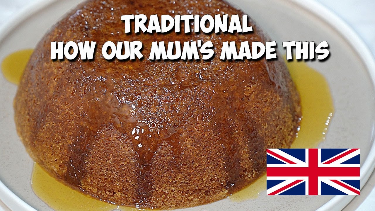 How To Make Traditional BRITISH Golden Syrup Sponge Pudding