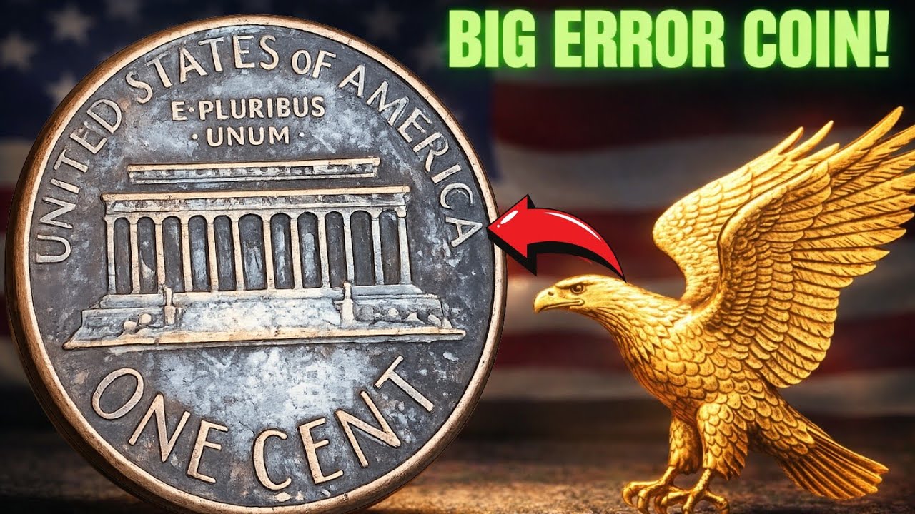 Only 1 Exists Ultra Rare USA Error Penny Worth Thousands #CoinsCollecting 