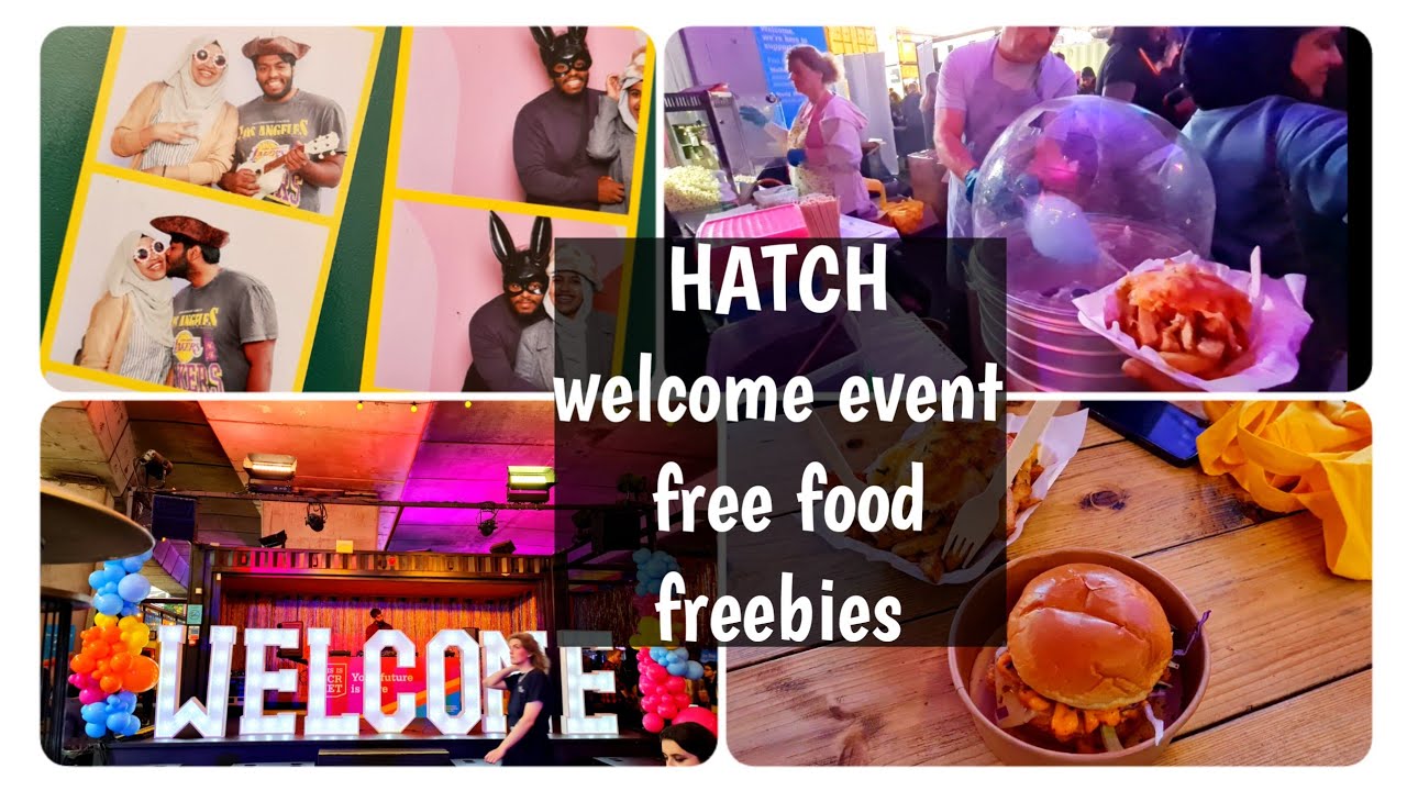 Welcome event arranged by HATCH // Manchester metropolitan University welcome event