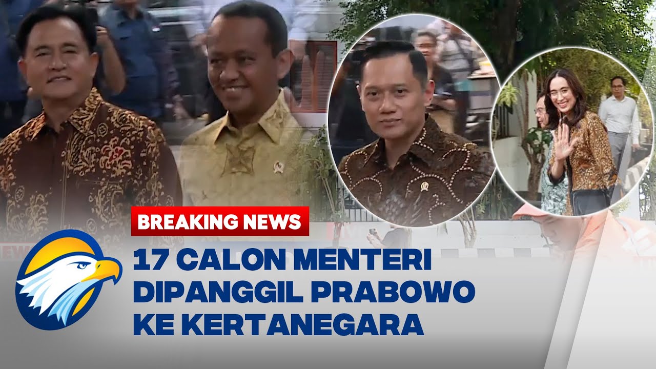 17 Calon Menteri Dipanggil Prabowo di Kertanegara, Ada Widiyanti Putri Wardhana hingga AHY