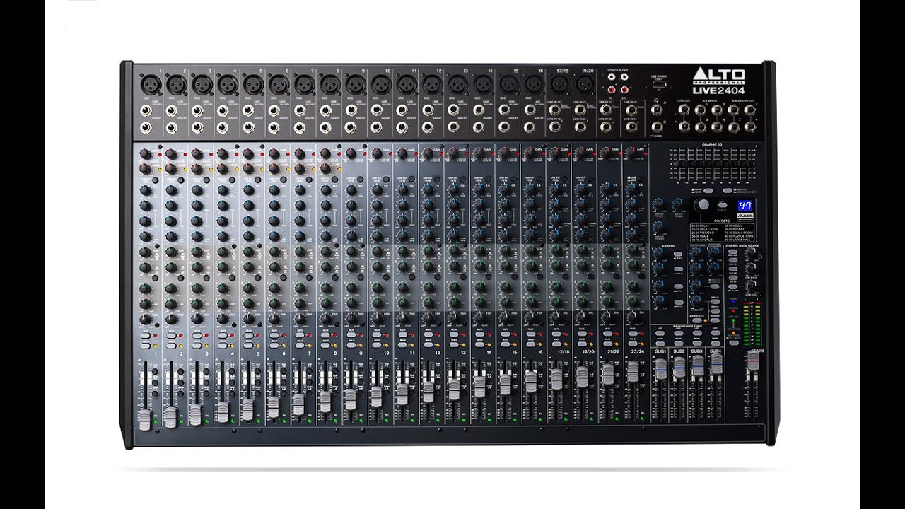 Alto Professional Live 2404 24-Channel 4-Bus Mixer