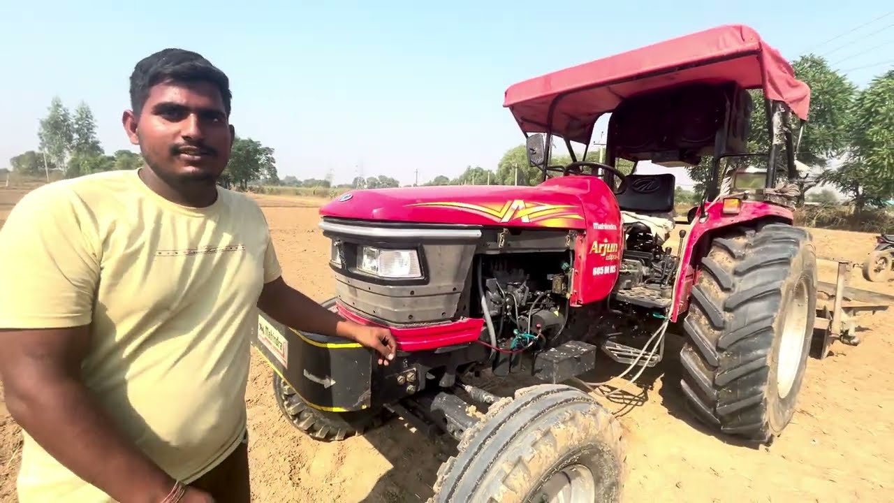 गोबी खोद दी इसने मेरी बस नाम का महिंद्रा है !! mahindra arjun ms 605 ultra diesel average testing ￼