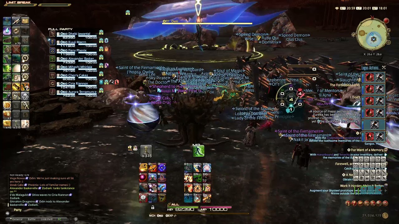 Final Fantasy XIV - Baldesion Arsenal newbie clear run with Eurekan Academy.
