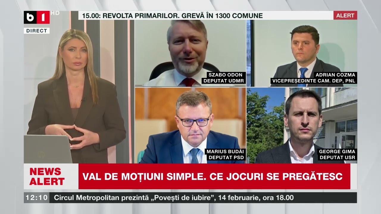TALK B1 CU G. MIHAI. MARATON MOȚIUNI, CE VOT DĂ PSD? BĂLUȚĂ: NU AI APĂ CALDĂ, NU PLĂTEȘTI P1