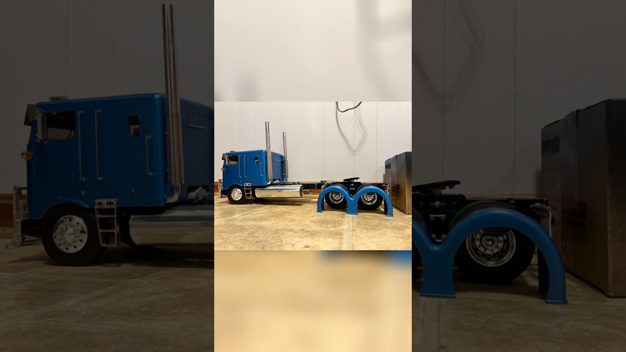 #tamiyaglobeliner #rcsemi #cabover #rccustom