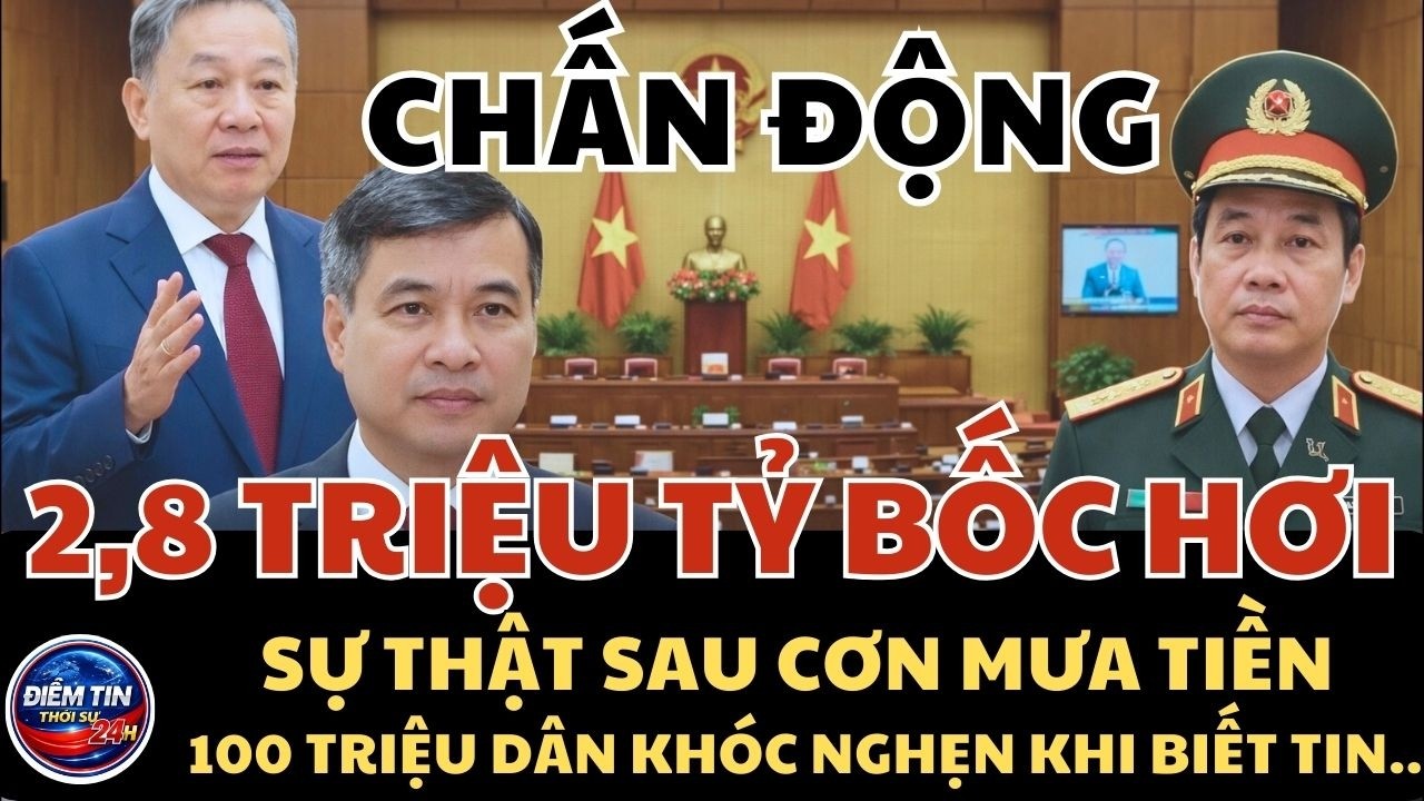Điểm tin thời sự: 2,8 Triệu Tỷ Đi Đâu? Tiền Chảy Vào Ai??