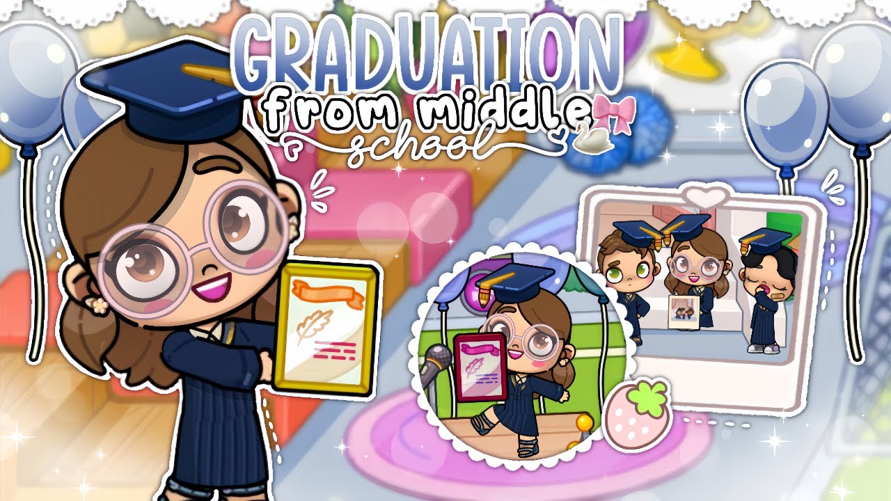 RUBY''S MIDDLE SCHOOL GRADUATION *CHAOS*🎓🎀 || *VOICED🔊* || AVATAR WORLD