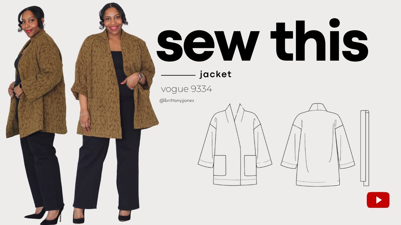 sew with me vogue v9334 | sewing | learn to sew