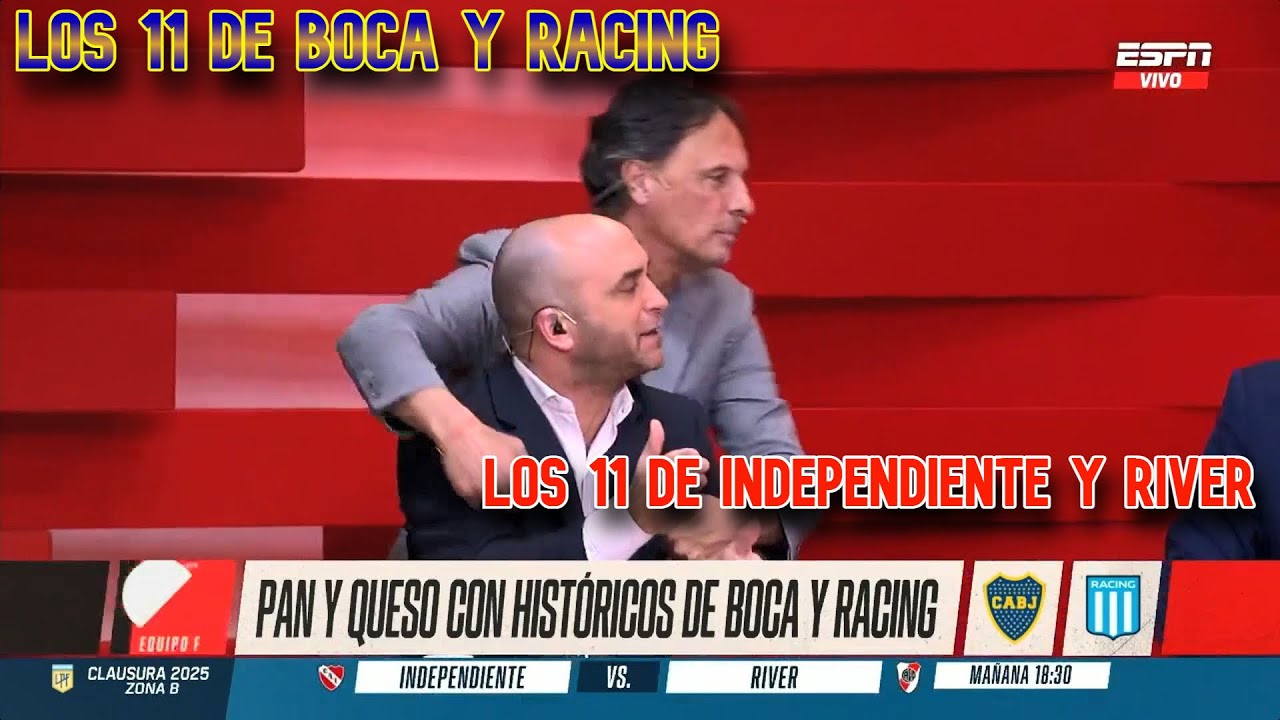 Equipo F: Independiente vs River: Boca vs Racing. Se preparan los equipos para los Cl&aacute;sicos.