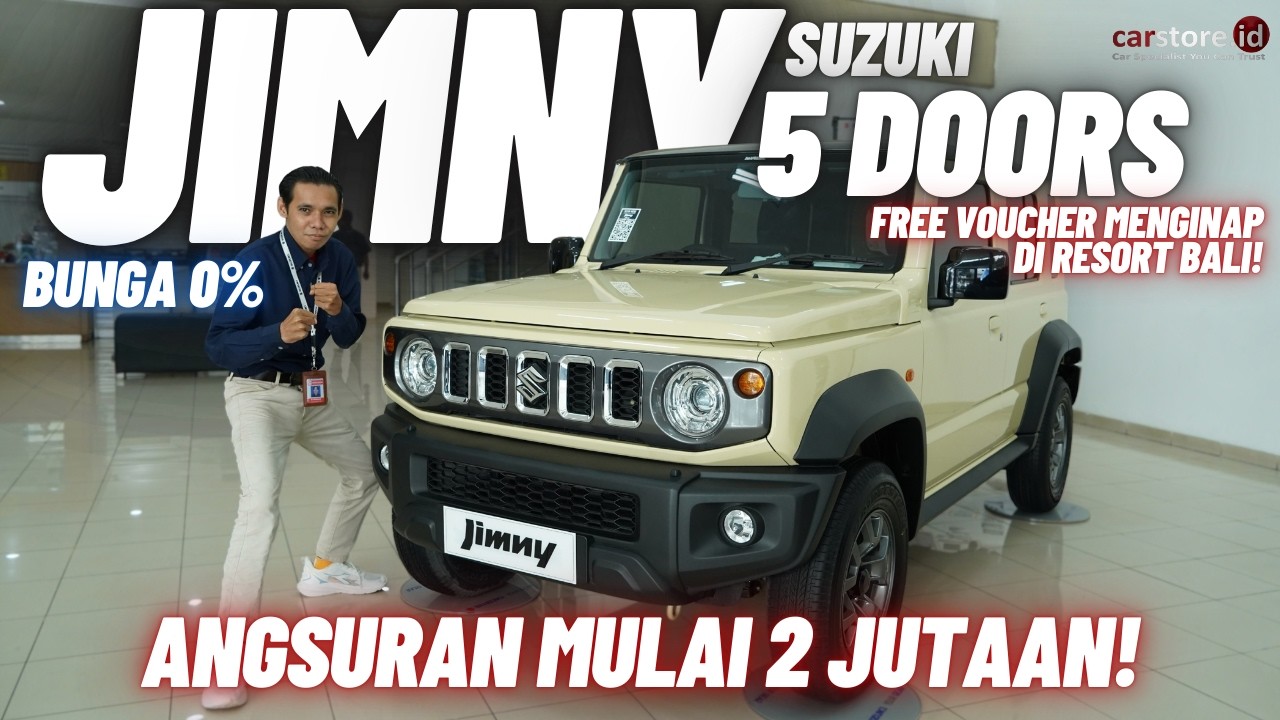 Turun Bunga Bikin Untung Puluhan Juta⁉️Review Suzuki New Jimny 5 Doors 4x4 Terbaru 2026