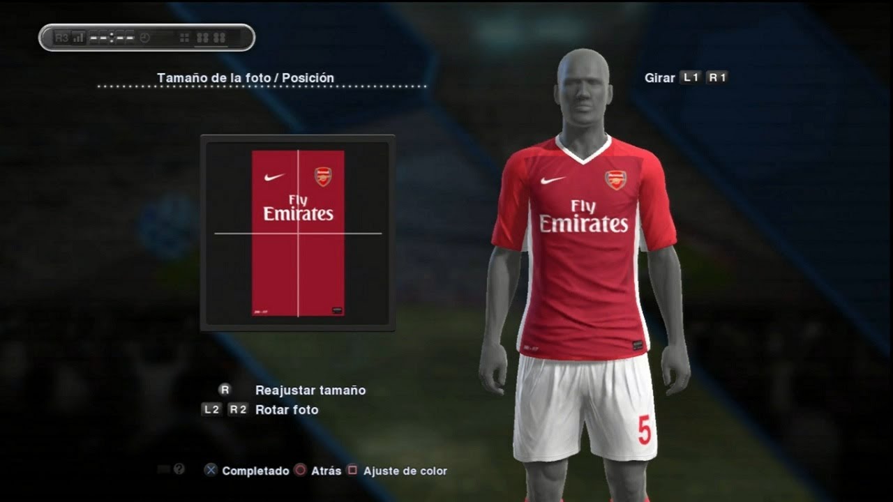 PES 2013 KITS / Camisas PS3 Premier League (Arsenal, Chelsea, Liverpool, Manchester City)