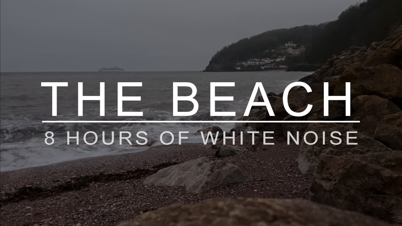 The sound of gentle waves lapping on the beach – 8 Hour White Noise ASMR sounds