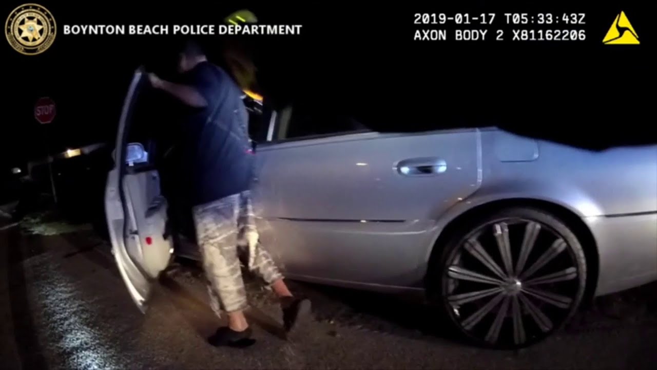 Bodycam footage shows officer being dragged by car in Boynton Beach